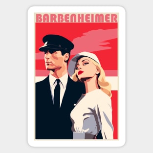 Barbie x Oppenheimer | Barbenheimer Magnet